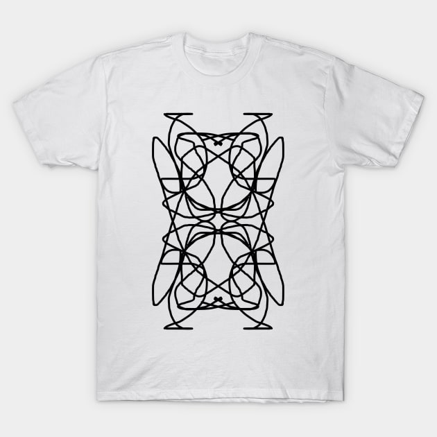 monster art line T-Shirt by crearty art